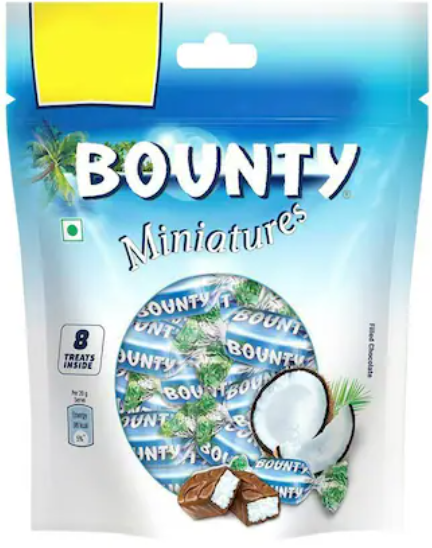 Bounty Coconut Filled Chocolate Miniatures, 80g