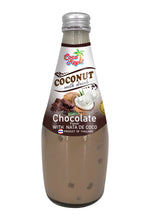 Load image into Gallery viewer, Cocoroyal-Coconut Milk Drink-Chocolate-with NATA De Coco-290ml
