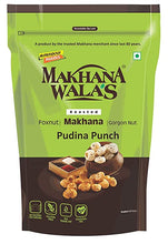 Load image into Gallery viewer, Makhanawala’s Tangy Tasty Roasted &amp; Flavoured Makhana (Foxnuts)/ Gorgon Nut/ Lotus Seeds - Pudina Punch, 70g
