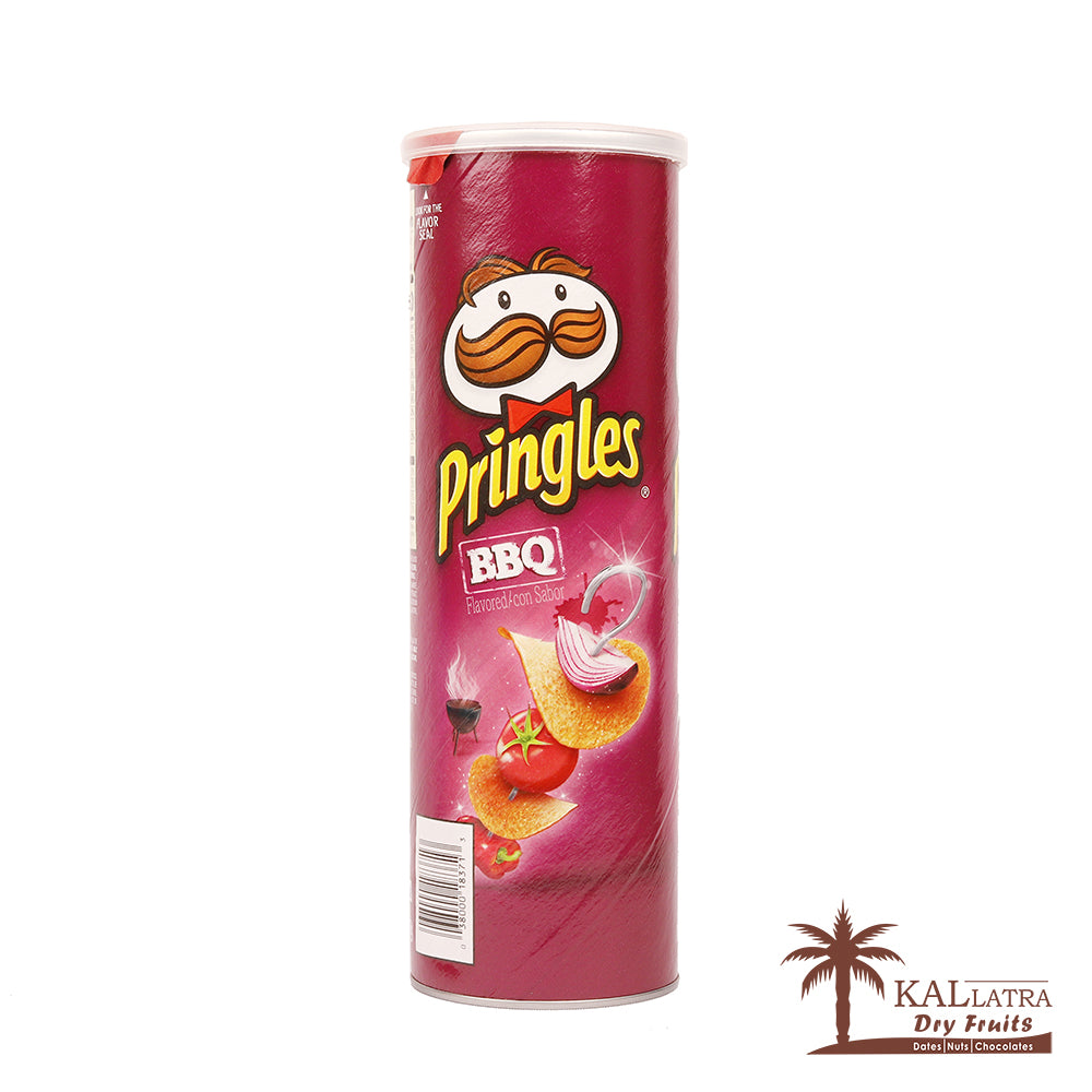Pringles BBQ, 158gm (Tin Can)