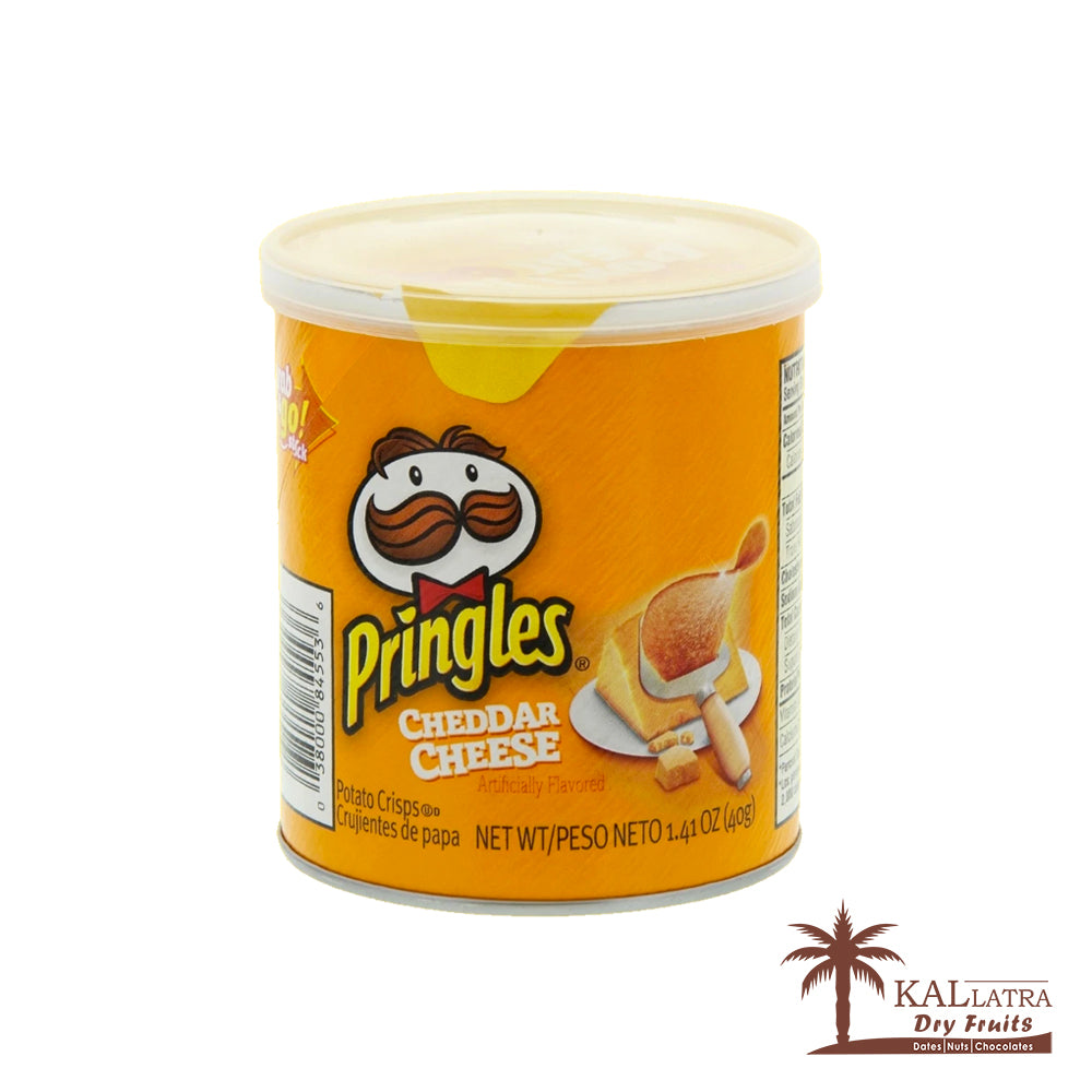 Pringles Cheddar Cheese, 40gm (Tin Can)