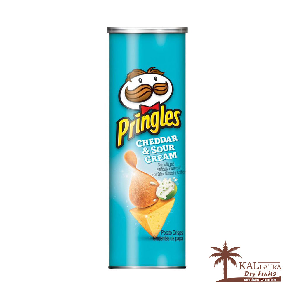 Pringles Cheddar & Sour Cream, 158gm (Tin Can)