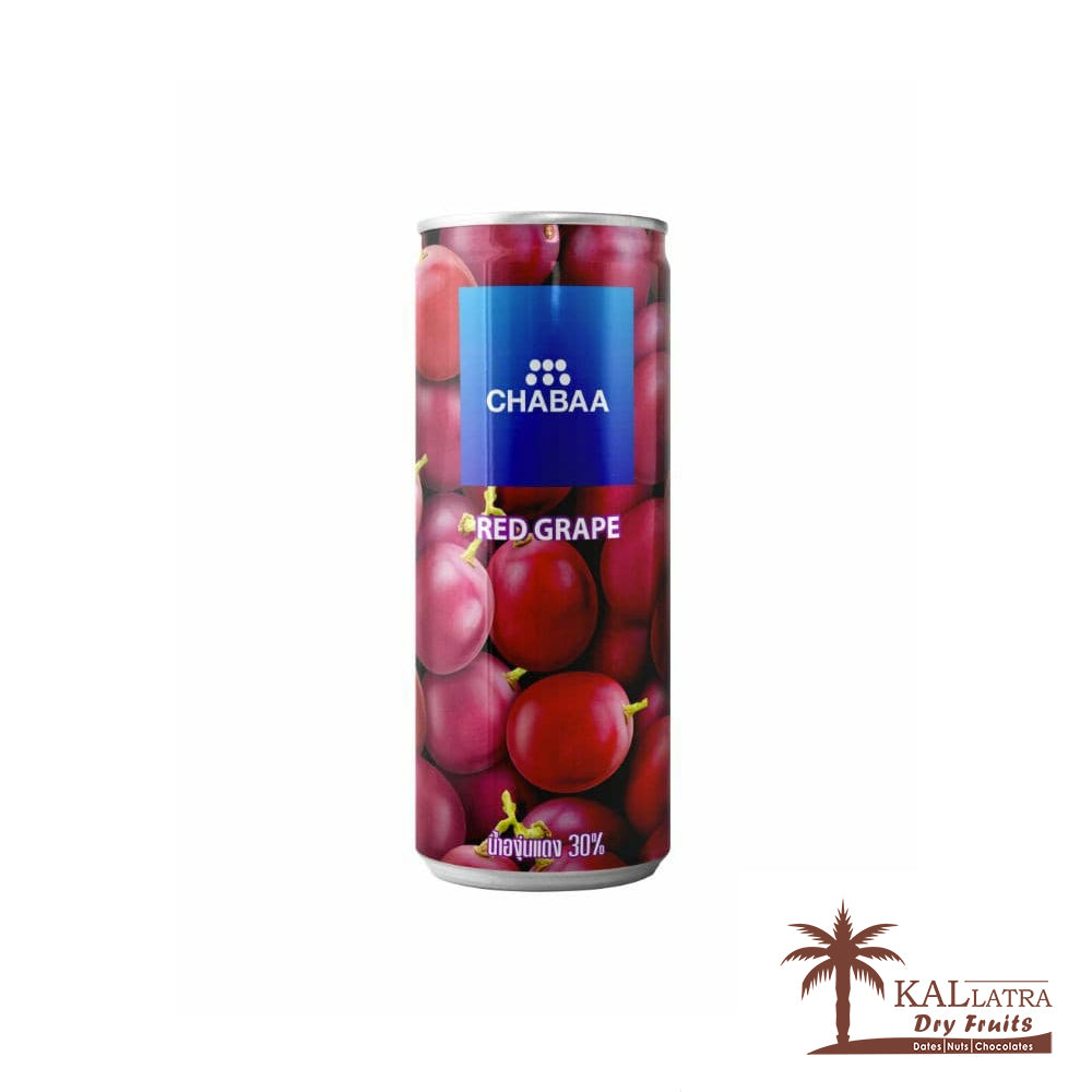 Chabaa Red Grape Juice, 230ml (Can)