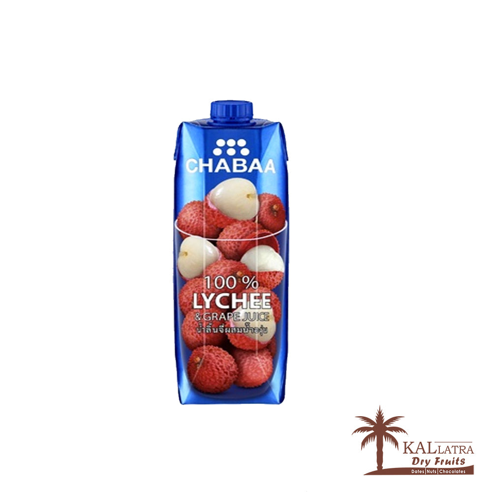 Chabaa Lychee & Grape Juice, 1 Litre (Tetrapack)