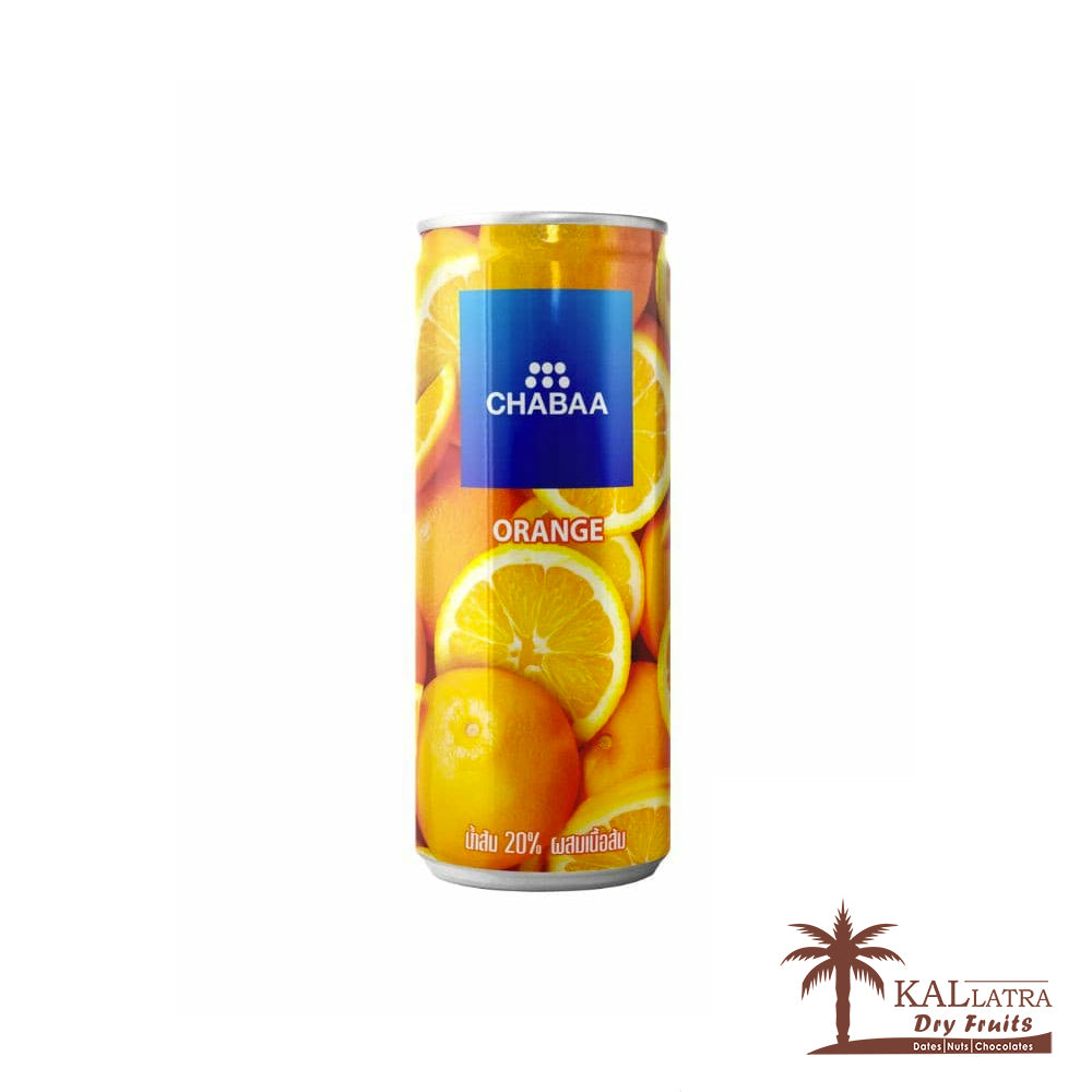 Chabaa Orange Juice, 230ml  (Can)