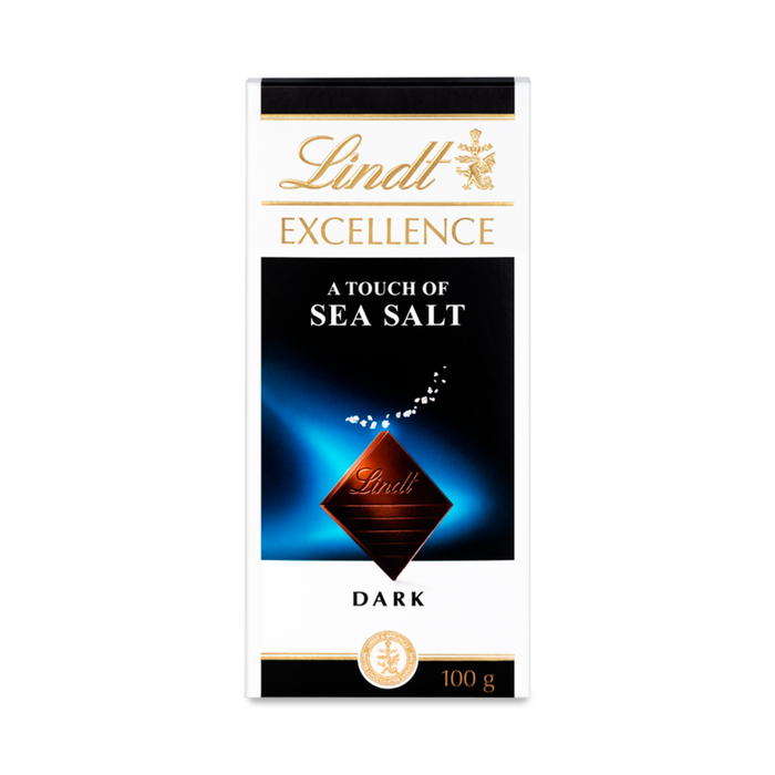 Lindt Excellence Sea Salt Chocolate Bar 100g