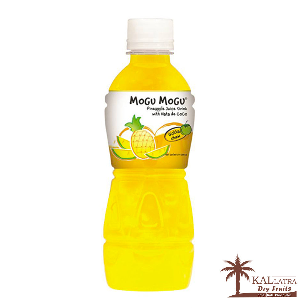 Mogu Mogu Drink Pineapple, 300ml (Bottle)