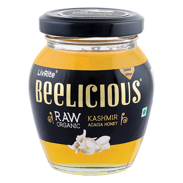 Beelicious - Raw Organic Kashmir Acacia Honey, 400g